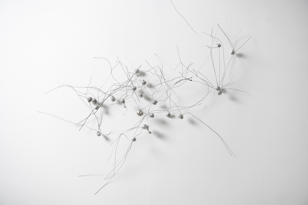 NEST, 2024 | wire / metal / 105 x 90 x 17 cm